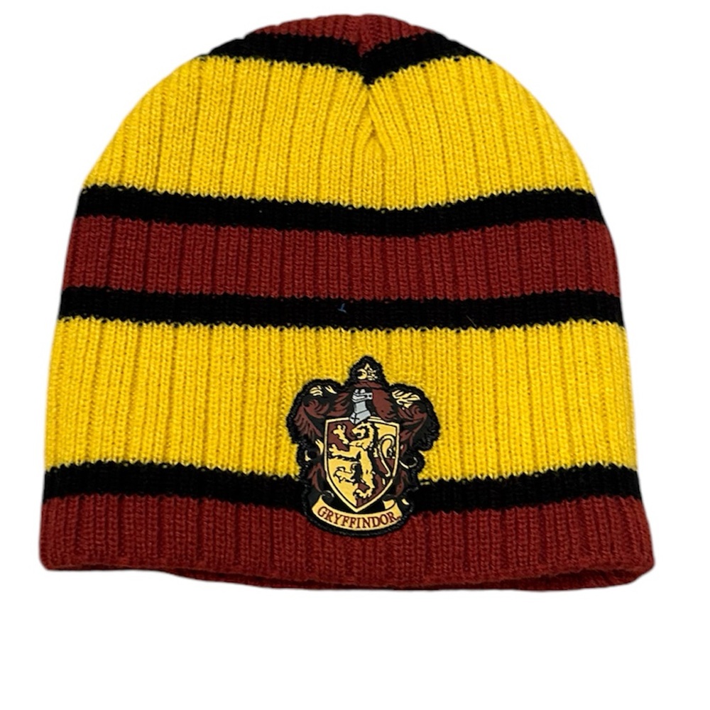 Harry Potter Gryffindor Beanie Crest Hat. Size OS